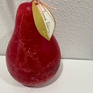 Red Pear-Shaped Candle 4 available